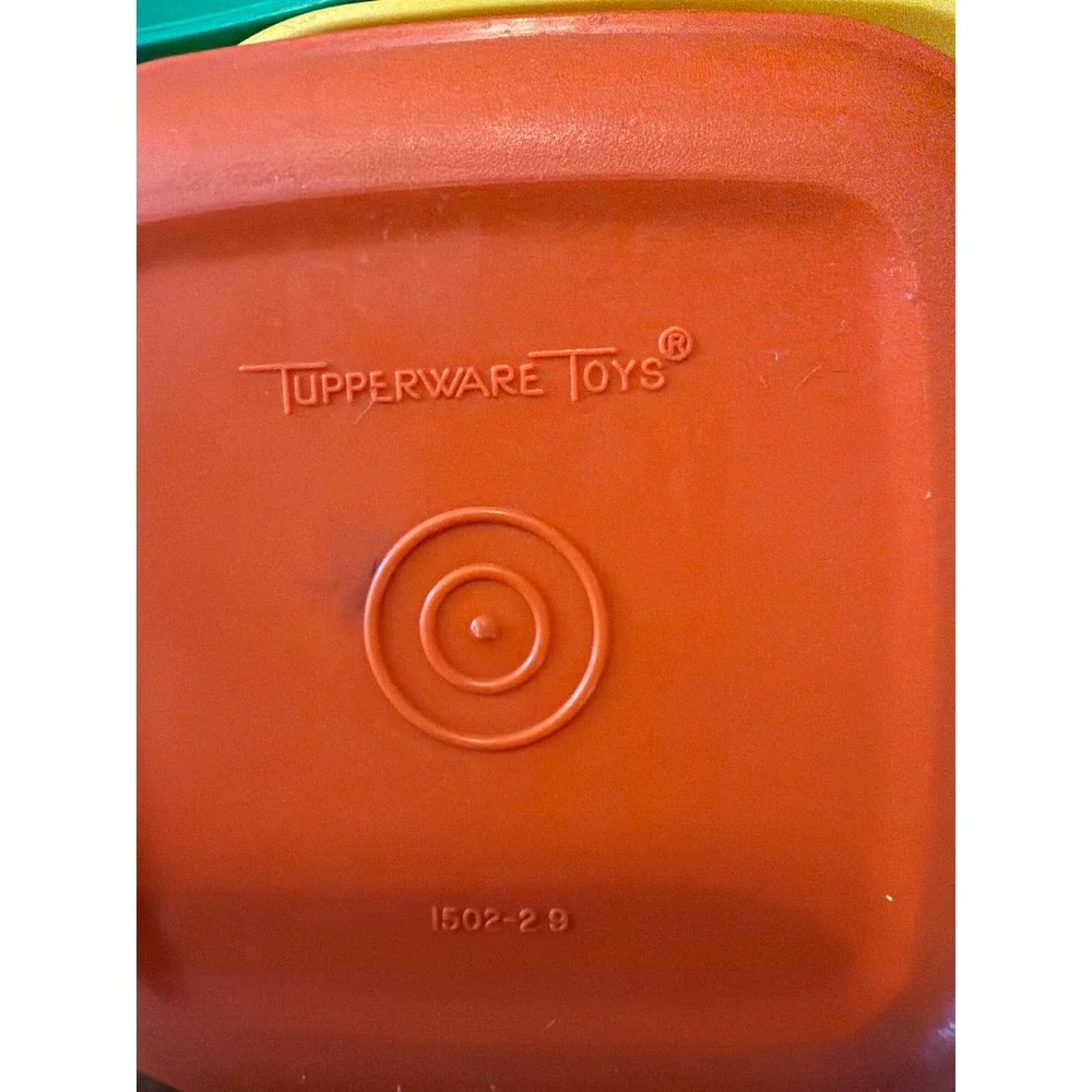 Vintage Tupperware Toys Miniature Kids Play Kitchen Set Plates Cups Bowls Ladle